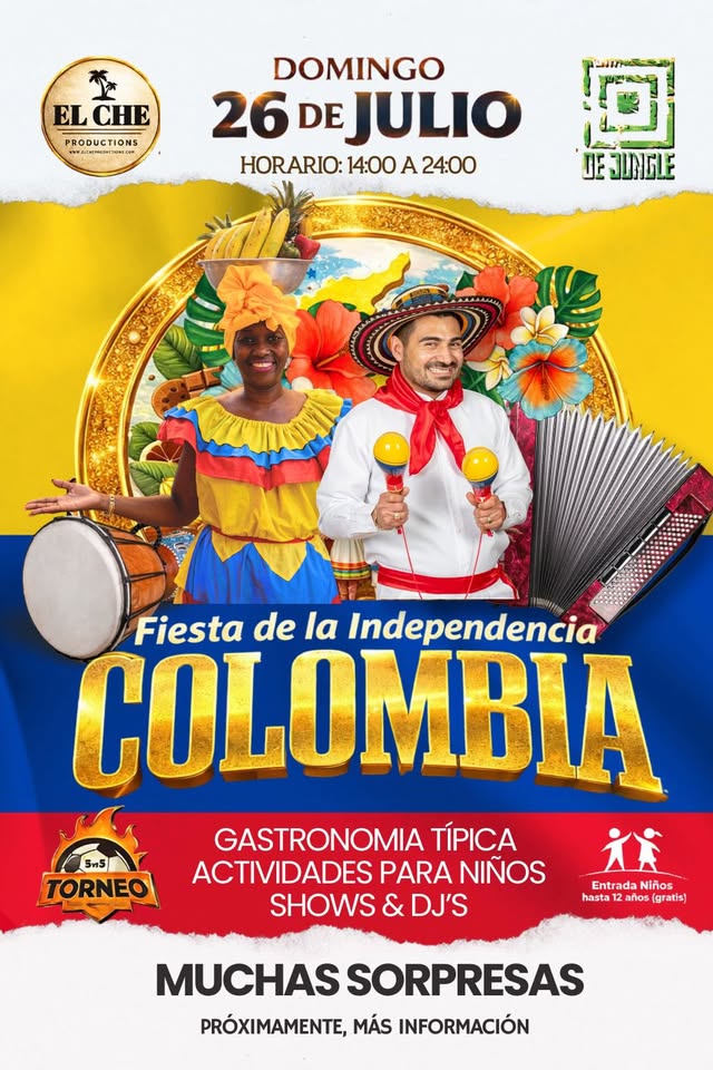 Poster Fiesta de la Indepencia 26 juli 2026